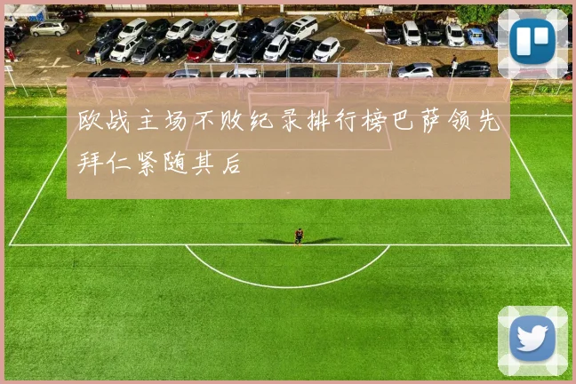 欧战主场不败纪录排行榜巴萨领先拜仁紧随其后